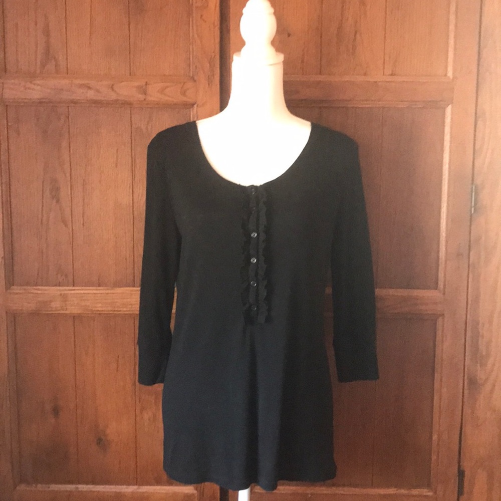 Merona, 3/4 length sleeve button up tee